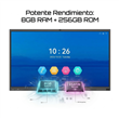 Pantalla Interactiva Php 65" Led + Soporte 256Gb 8Gb Android 11